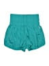 FP Movement 100% Polyamide Solid Teal Shorts Size S - photo 1
