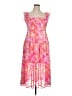 Versona 100% Polyester Paisley Pink Cocktail Dress Size XL - photo 1