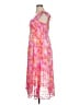 Versona 100% Polyester Paisley Pink Cocktail Dress Size XL - photo 5