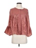 Chloe Oliver 100% Polyester Pink 3/4 Sleeve Blouse Size S - photo 1