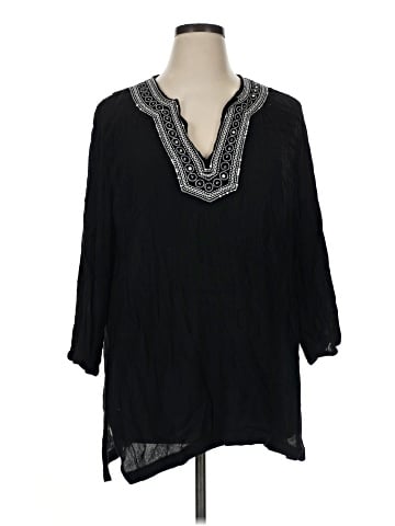 Cathy Daniels 3/4 Sleeve Blouse (view 1)