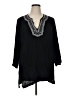 Cathy Daniels 100% Rayon Black 3/4 Sleeve Blouse Size 1X - photo 1