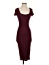 Popular Basics Solid Burgundy Cocktail Dress Size S - photo 1