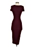Popular Basics Solid Burgundy Cocktail Dress Size S - photo 2