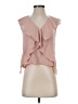 Krisa 100% Polyester Pink Sleeveless Blouse Size XS - photo 1