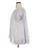 Johnny Was 100% Rayon Gray Short Sleeve Blouse Size XL - photo 5