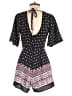 Trixxi Paisley Black Romper Size M - photo 2