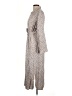 Mud Pie 100% Viscose Ivory Trenchcoat Size L - photo 5