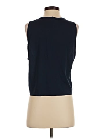 Aqua Sleeveless T-Shirt (view 2)