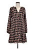 Sequin Hearts Print Black Casual Dress Size M - photo 1