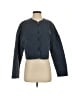 Zara 100% Polyester Argyle Blue Jacket Size S - photo 1