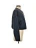 Zara 100% Polyester Argyle Blue Jacket Size S - photo 4