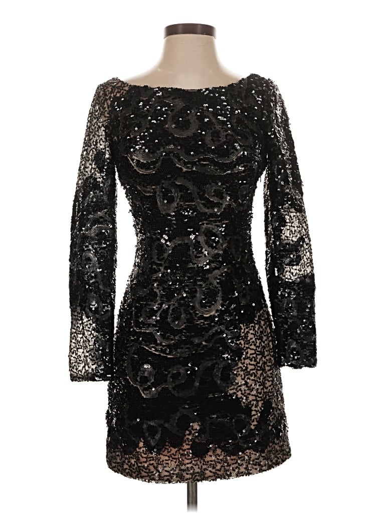 Pre-owned Assorted Brands Cocktail Dress In Black