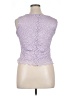 Pride & Joy 100% Polyester Purple Sleeveless Blouse Size 14 - photo 2