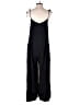 Old Navy 100% Rayon Solid Black Jumpsuit Size M - photo 2