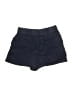 J.Crew 100% Linen Solid Blue Shorts Size M - photo 1