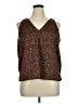 Old Navy 100% Polyester Brown Sleeveless Blouse Size XL - photo 1