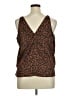 Old Navy 100% Polyester Brown Sleeveless Blouse Size XL - photo 2
