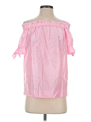 J.Crew Short Sleeve Silk Top (view 1)