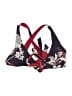 Athleta Floral Burgundy Swimsuit Top Size M - photo 1