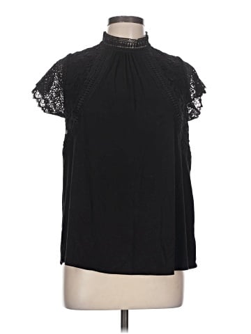 Cable & Gauge Short Sleeve Blouse (view 1)