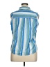White Stag Stripes Blue Sleeveless Blouse Size 16 - 18 - photo 2