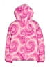 Hurley 100% Polyester Tie-dye Pink Jacket Size 10 - 12 - photo 2