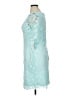 Studio One 100% Polyester Teal Cocktail Dress Size 14 - photo 5
