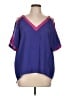 ICE 100% Polyester Purple Short Sleeve T-Shirt Size L - photo 1