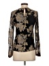 Hale Bob 100% Nylon Black Long Sleeve Blouse Size XS - photo 2