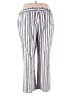 Woman Within Stripes White Casual Pants Size 26 - photo 2
