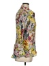 Essentials by Milano 100% Polyester Floral Yellow 3/4 Sleeve Blouse Size 1X - photo 4