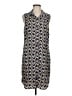 CAbi 100% Polyester Print Blue Casual Dress Size M - photo 1