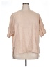 Zenana 100% Cotton Tan Short Sleeve Blouse Size 1X - photo 1