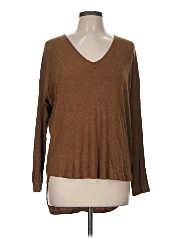 Bordeaux Long Sleeve Top (view 1)