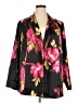 Torrid Floral Black Blazer Size 3X Plus (3) - photo 1