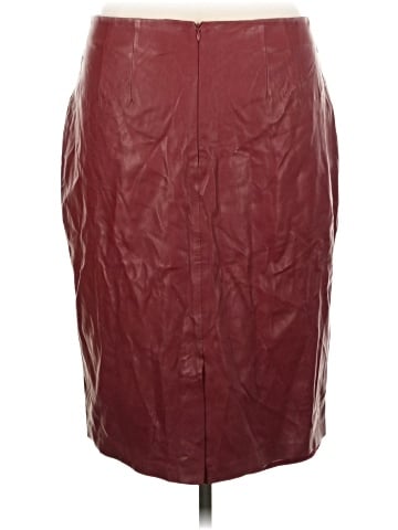 ELOQUII Faux Leather Skirt (view 2)