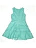 Blush by Us Angels 100% Polyester Teal Dress Size 10 - photo 2