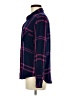 OGL 100% Rayon Plaid Purple Long Sleeve Button-Down Shirt Size M - photo 5