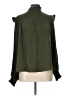 Glam 100% Polyester Green Long Sleeve Blouse Size L - photo 1