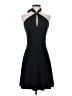 Cache Solid Black Cocktail Dress Size S - photo 1