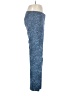 J.Jill Animal Print Blue Active Pants Size 6 (tall) - photo 4