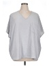 Zenana 100% Polyester Gray Short Sleeve Top Size XL - photo 1