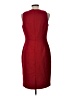 Talbots Solid Red Burgundy Cocktail Dress Size 10 - photo 2