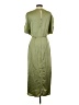 Glam 100% Polyester Green Casual Dress Size S - photo 2