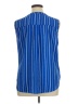 NY Collection Blue Sleeveless Blouse Size XL - photo 2