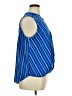 NY Collection Blue Sleeveless Blouse Size XL - photo 4