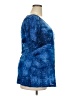 Chances R Stars Blue Short Sleeve Top Size 2X - photo 4
