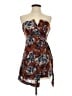 Free People 100% Cotton Paisley Brown Cocktail Dress Size XS - photo 1