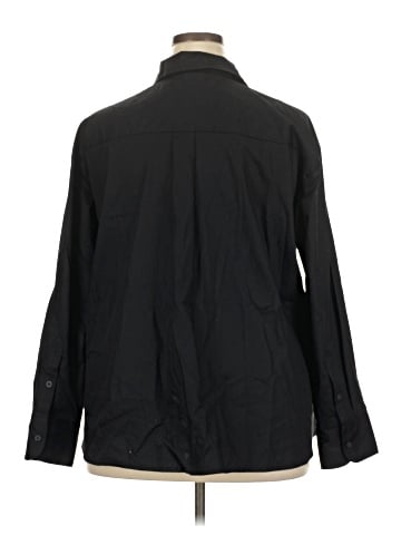 Lane Bryant 3/4 Sleeve Button-Down Shirt (view 2)